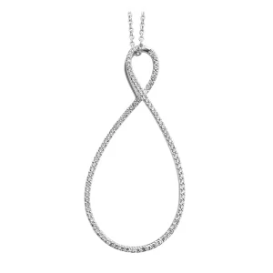 Hot Infinity collier met diamanten hanger - 23H59Wdia Colliers | Diamanten En Parels