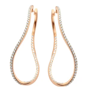 New Infinity Diamanten Oorhangers 23O88RWDIA Diamanten En Parels | Oorsieraden