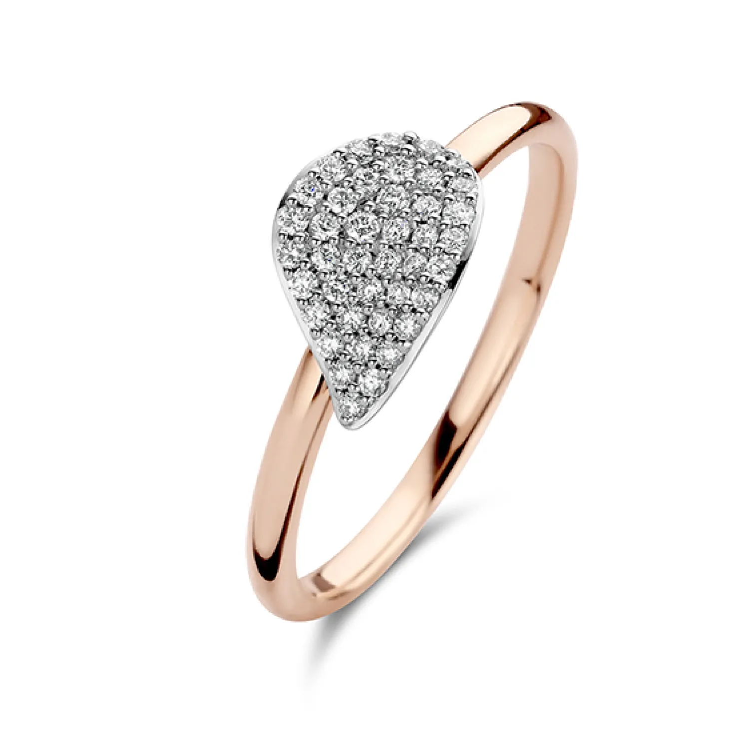 bigli_mini_leaves_ring_rr_0.webp Clearance Mini Leaves ring 23R189RWdia maat 56 Diamanten En Parels | Goud Rosé