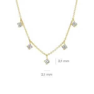 Hot collier - 3157YZI Colliers | Zirconia En Synthetische Parels