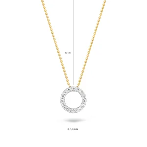 Hot Collier 3065BZI Colliers | Zirconia En Synthetische Parels