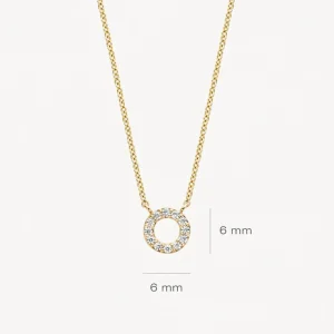 Outlet collier 3125YZI Colliers | Zirconia En Synthetische Parels