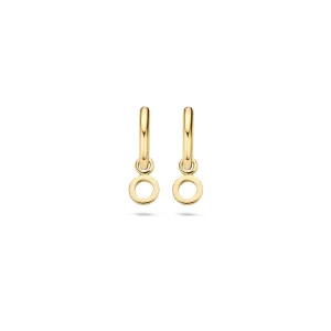 Fashion Creool aanhangers 9059YGO Oorsieraden | Zonder Kleuren Of Stenen