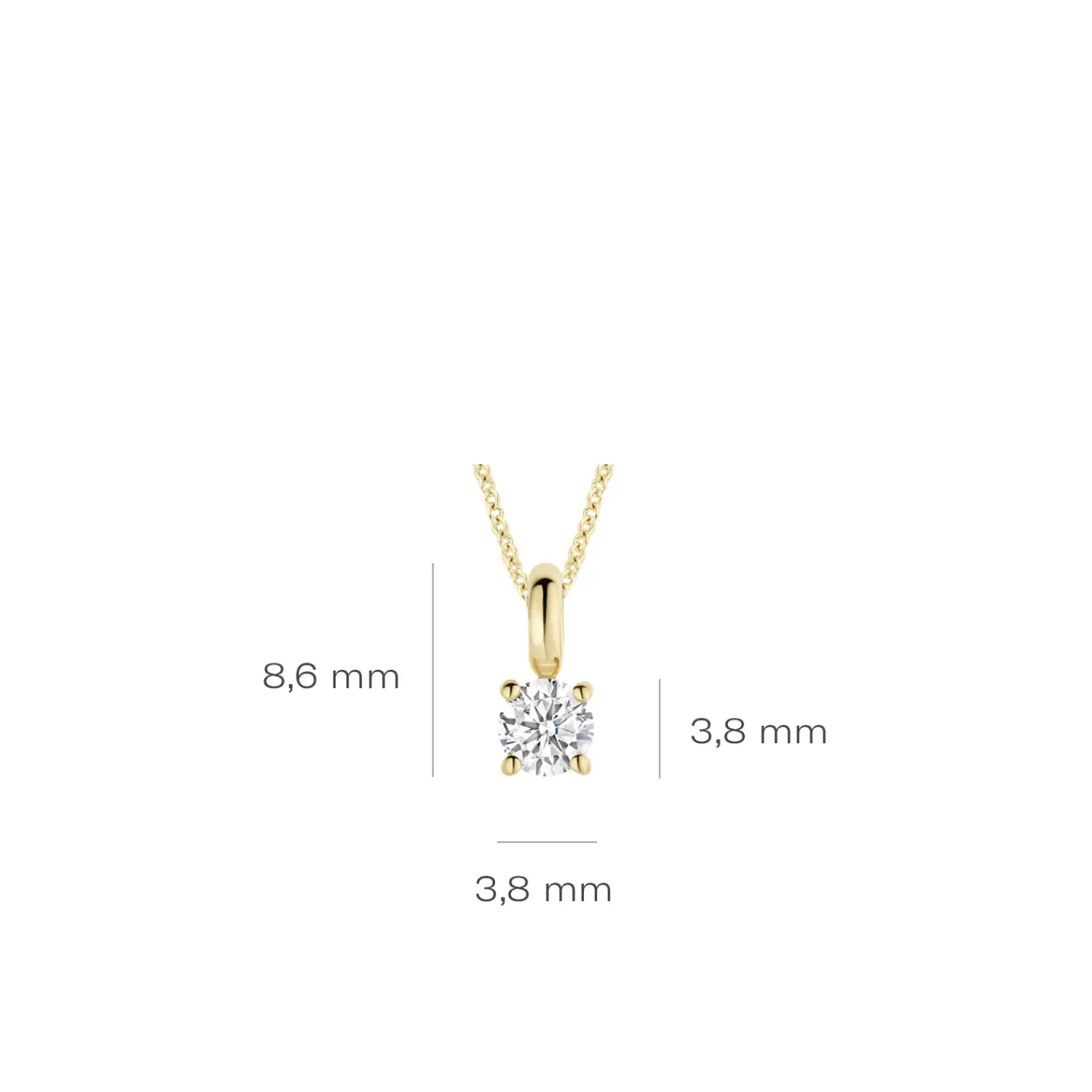 blush_hanger__yzi_2.webp Clearance hanger - 6092YZI Colliers | Zirconia En Synthetische Parels