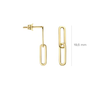 Hot Oorhangers 7262YGO Oorsieraden | Zonder Kleuren Of Stenen