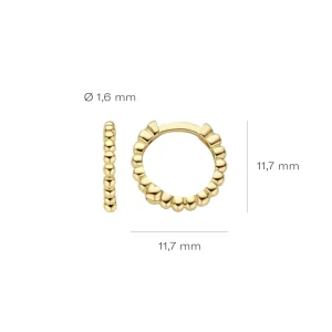 New Oorhangers 7263YGO Oorsieraden | Zonder Kleuren Of Stenen