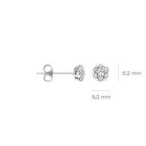 New Oorknoppen - 7241WZI Oorsieraden | Zirconia En Synthetische Parels