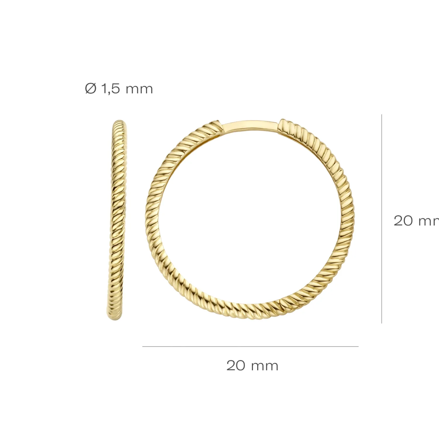 blush_oorringen__ygo_3-2.webp Outlet Oorringen - 7287YGO Oorsieraden | Zonder Kleuren Of Stenen