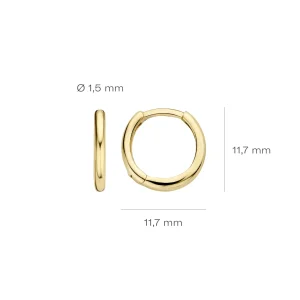 Best Oorringen - 7233YGO Oorsieraden | Zonder Kleuren Of Stenen