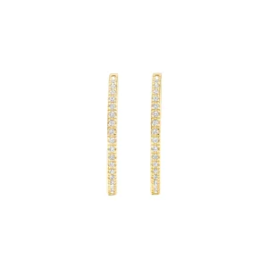 Hot Oorringen - 7306YZI Oorsieraden | Zirconia En Synthetische Parels