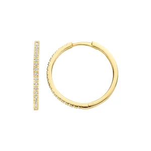 Hot Oorringen - 7306YZI Oorsieraden | Zirconia En Synthetische Parels