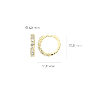 Best Oorringen - 7134YZI Oorsieraden | Zirconia En Synthetische Parels