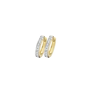 Best Oorringen met Zirkonia - 7129BZI Oorsieraden | Zirconia En Synthetische Parels