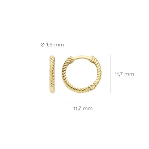 Sale Oorringen 7266YGO Oorsieraden | Zonder Kleuren Of Stenen