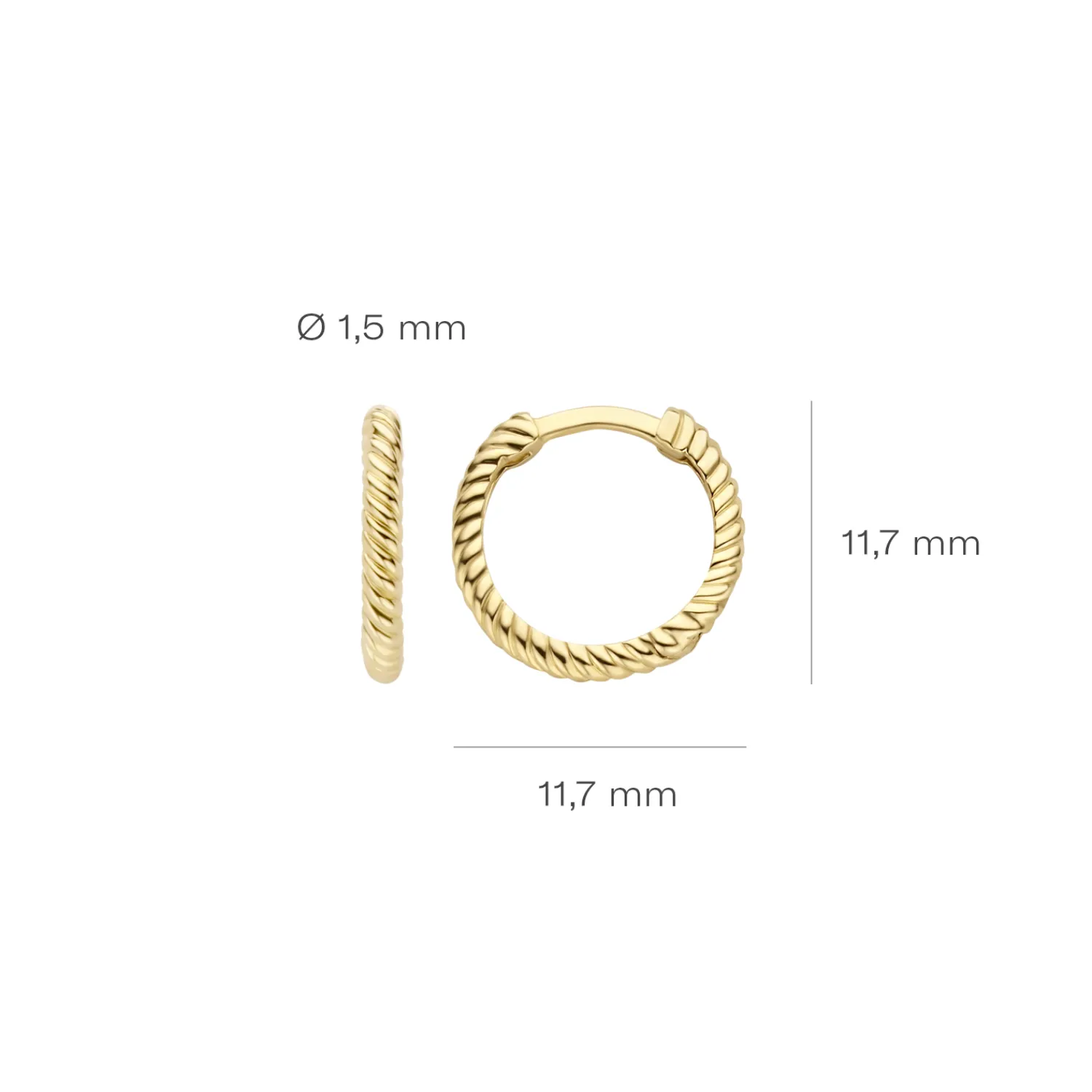 blush_oorringen_ygo_3-1.webp Sale Oorringen 7266YGO Oorsieraden | Zonder Kleuren Of Stenen