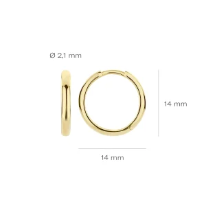 Outlet Oorringen 7271YGO Oorsieraden | Zonder Kleuren Of Stenen