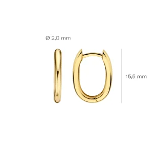 Fashion Oorringen 7218YGO Oorsieraden | Zonder Kleuren Of Stenen