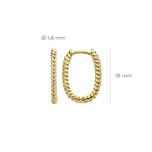 New Oorringen 7273YGO Oorsieraden | Zonder Kleuren Of Stenen