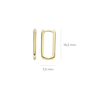 Best Oorringen 7295YGO Oorsieraden | Zonder Kleuren Of Stenen