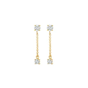 Fashion Oorstekers met Zirkonia - 7346YZI Oorsieraden | Zirconia En Synthetische Parels