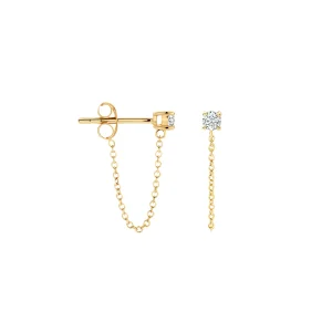 Fashion Oorstekers met Zirkonia - 7344YZI Oorsieraden | Zirconia En Synthetische Parels