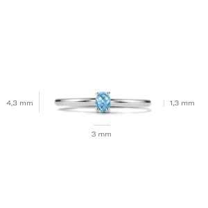 Hot Ring 1204WBT Ringen | Zirconia En Synthetische Parels