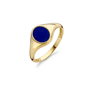 Hot zegelring met Lapis 1214YLA Kleuren En Edelstenen | Ringen