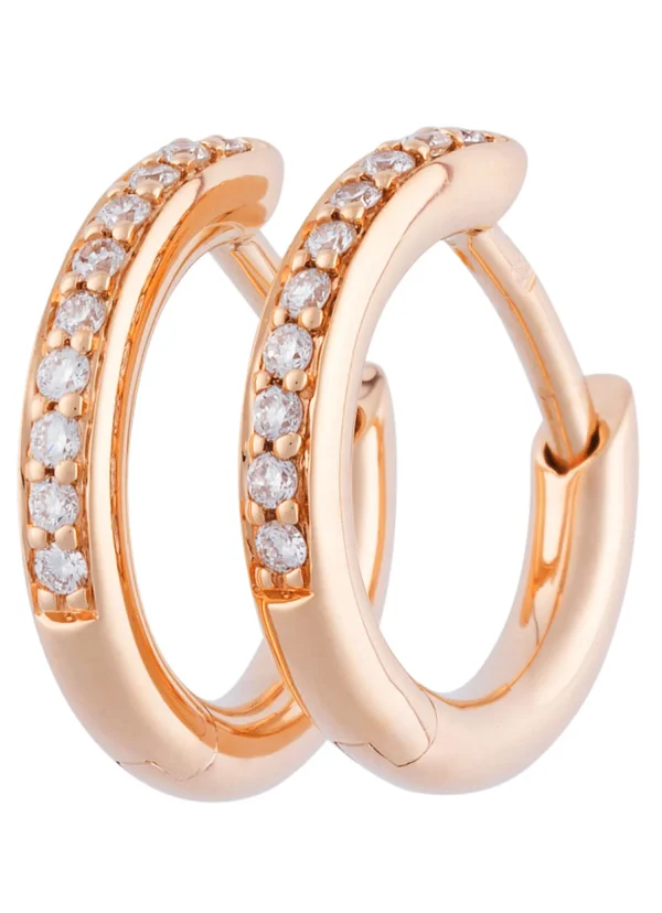 Hot Lux creolen 7OR477913BR Diamanten En Parels | Oorsieraden