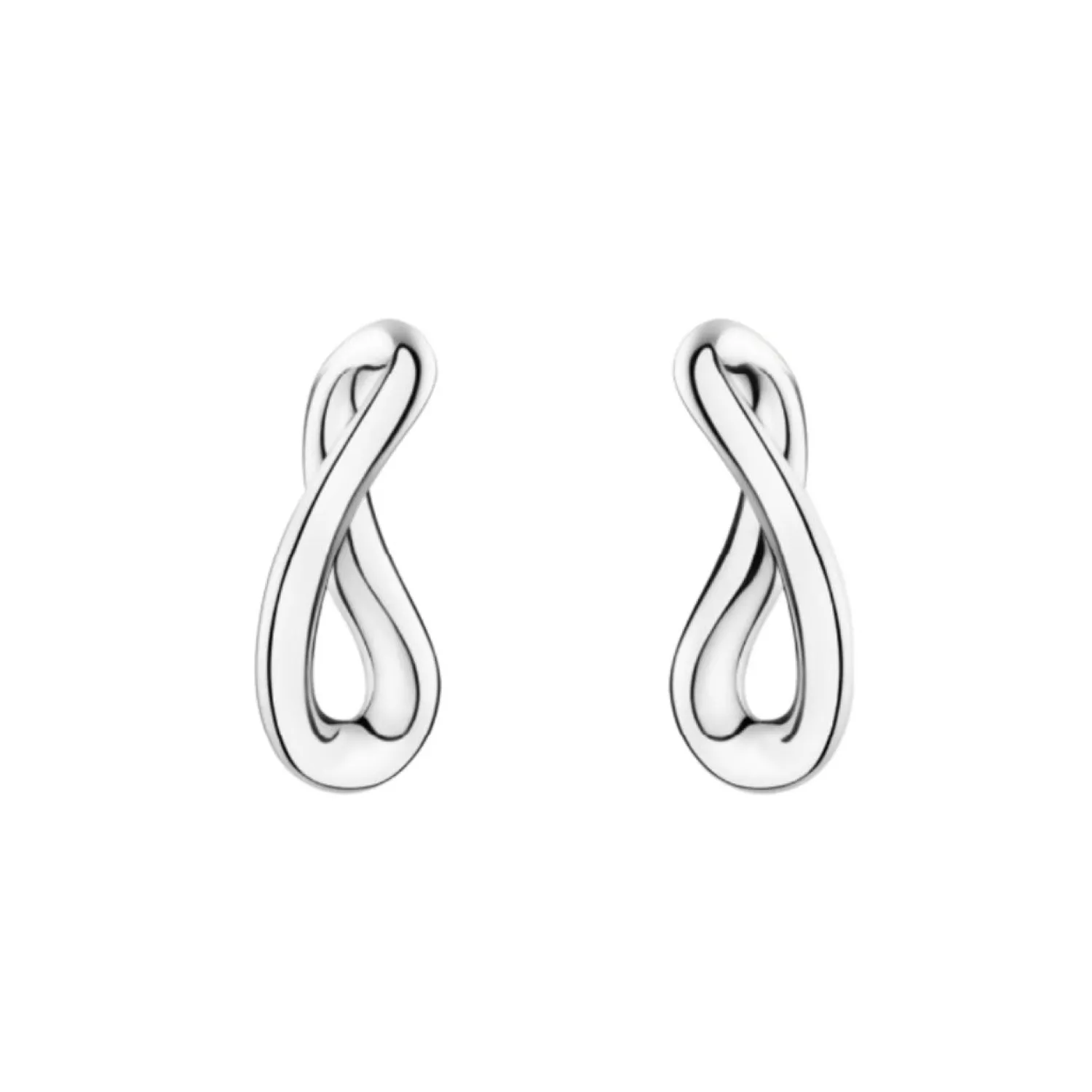 georg_jensen_infinity_oor_0.webp Online Infinity oorknoppen - 3539284 Oorsieraden | Zilver