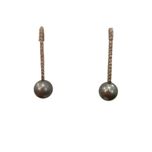 Discount Oorstekers met diamanten en parel. Diamanten En Parels | Oorsieraden