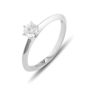 Outlet Solitair ring met Diamant 6004S Aanzoeksringen | Diamanten En Parels