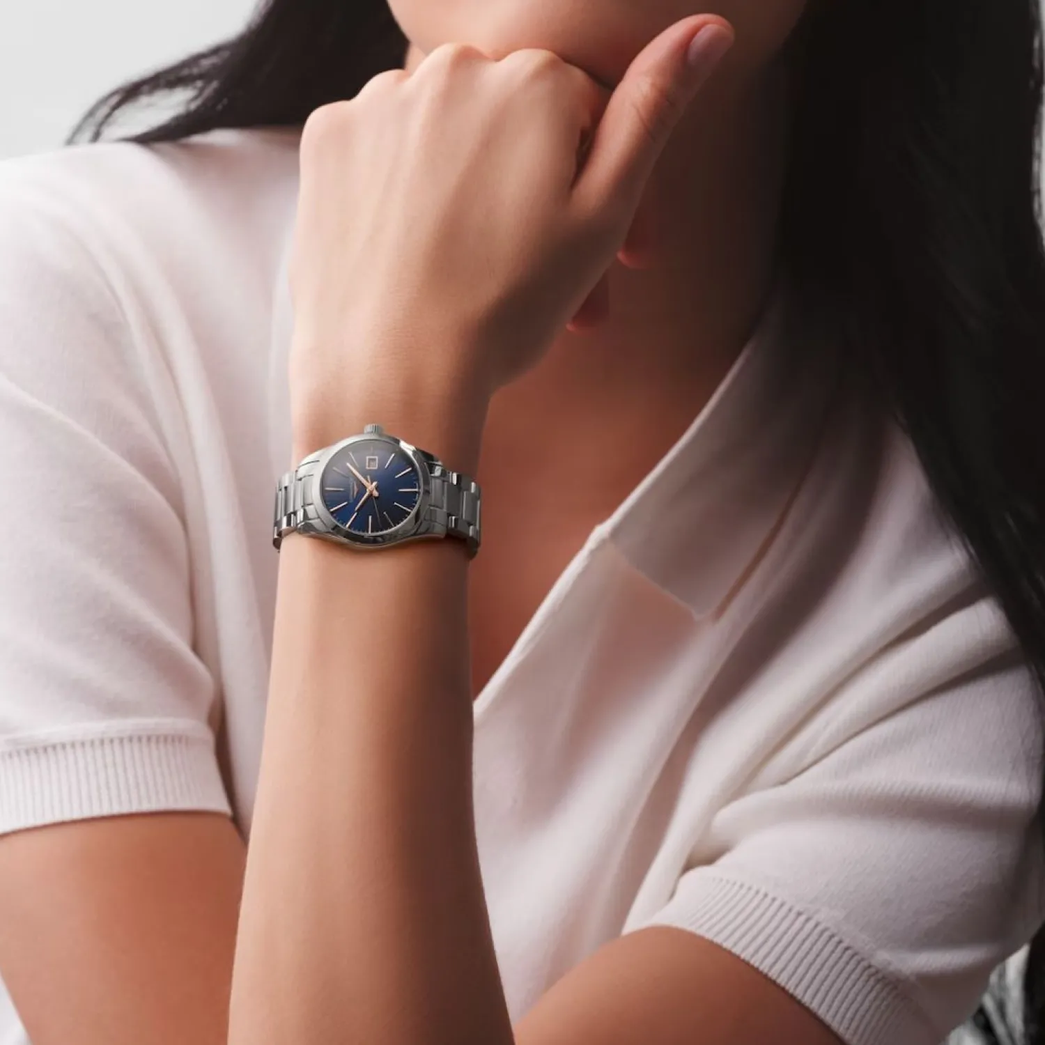 longines_conquest_l_2-1.webp Clearance Conquest L3.277.4.16.6 DAMES Dames Horloges | Swiss Made Horloges