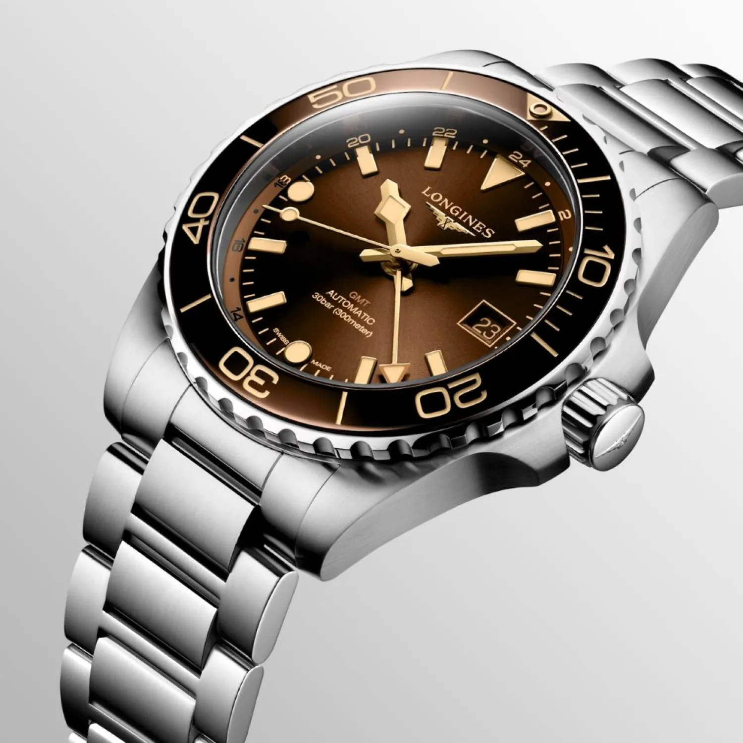 longines_hydroconquest_gm_2.webp Discount HydroConquest GMT L3.790.4.66.6 Heren Heren Horloges | Duikhorloges