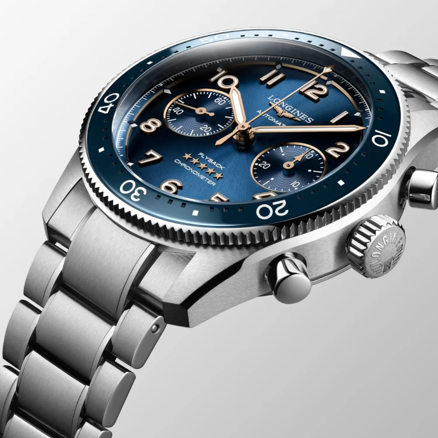 longines_spirit_flyback_l_1.webp Fashion Spirit Flyback L3.821.4.93.6 Heren Heren Horloges | Chronograaf Horloges