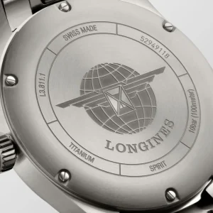 Outlet Spirit Titanium L3.811.1.53.6 Chronograaf Horloges | Swiss Made Horloges