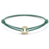 New Circle of Love Pavé armband op satijn Armbanden | Diamanten En Parels