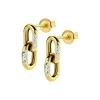 Outlet Two Unchained oorhangers Oorsieraden | Goud Geel