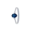 Fashion ring Allerliefste Helena - MSR583WG-SA Diamanten En Parels | Kleuren En Edelstenen