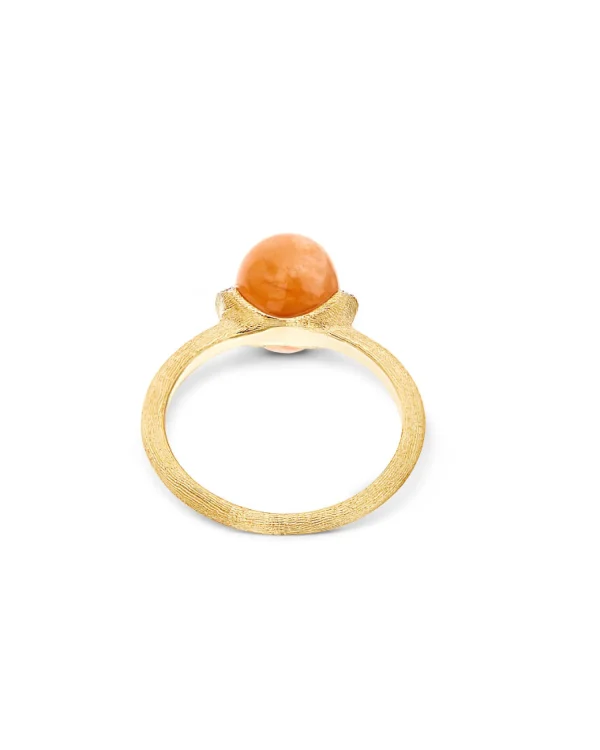 Fashion Amuleti ring oranje aventurijn AS5-603 Diamanten En Parels | Kleuren En Edelstenen