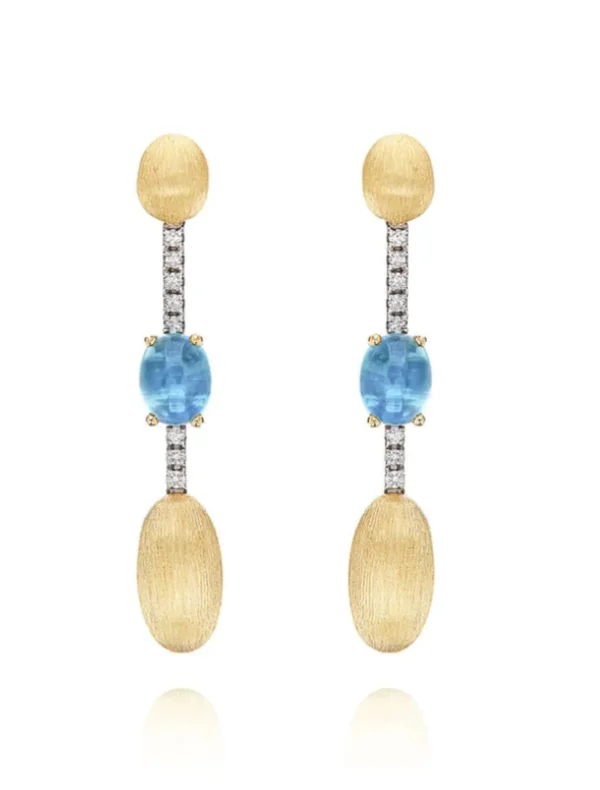 New Dancing Azure met London Blue Topaas OS19-597 Diamanten En Parels | Kleuren En Edelstenen