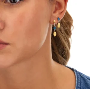 New Dancing Azure met London Blue Topaas OS19-597 Diamanten En Parels | Kleuren En Edelstenen