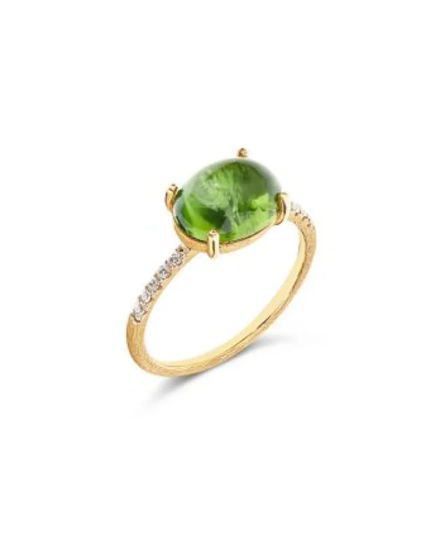 Clearance Dancing in the Rain Ring met Groene Toermalijn AS7-598 Diamanten En Parels | Kleuren En Edelstenen