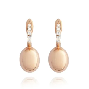 Hot Oorhangers - OS17-583 RR LU Diamanten En Parels | Oorsieraden