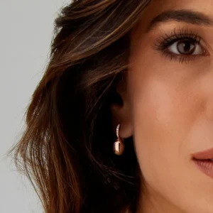 Hot Oorhangers - OS17-583 RR LU Diamanten En Parels | Oorsieraden