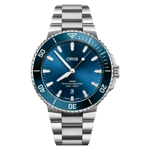 Fashion Aquis Date 01 733 7789 4135-07 8 23 04PEB Heren Heren Horloges | Duikhorloges