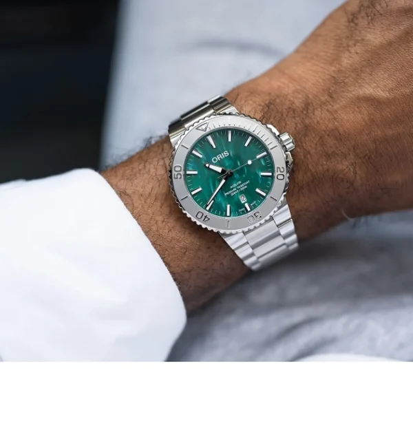 Clearance X Bracenet Aquis - 01 733 7730 4137-07 8 24 05PEB Heren Heren Horloges | Duikhorloges