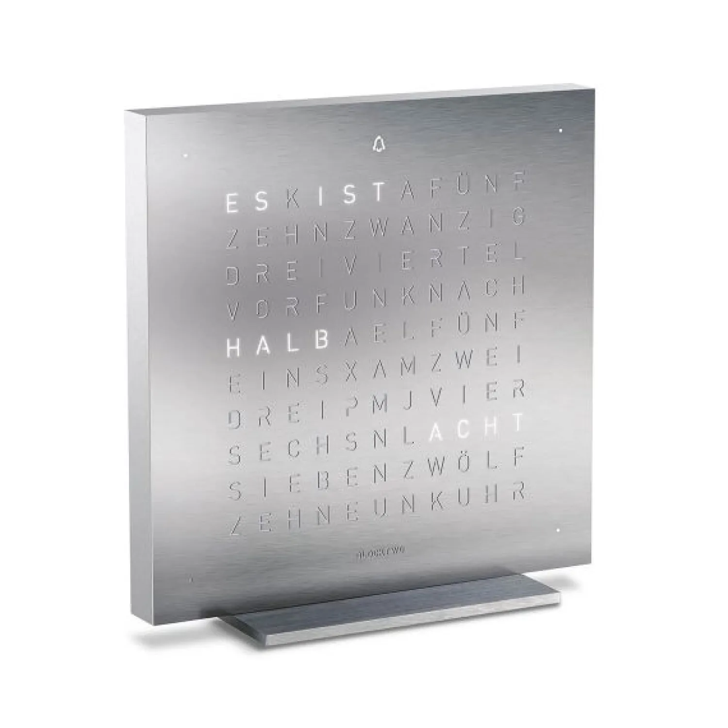 qlocktwo_earth___full_met_0.webp Discount Earth 13.5 - Full Metal Qlocktwo