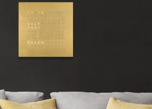 Fashion Earth 45 Creator's Edition - Gold Qlocktwo