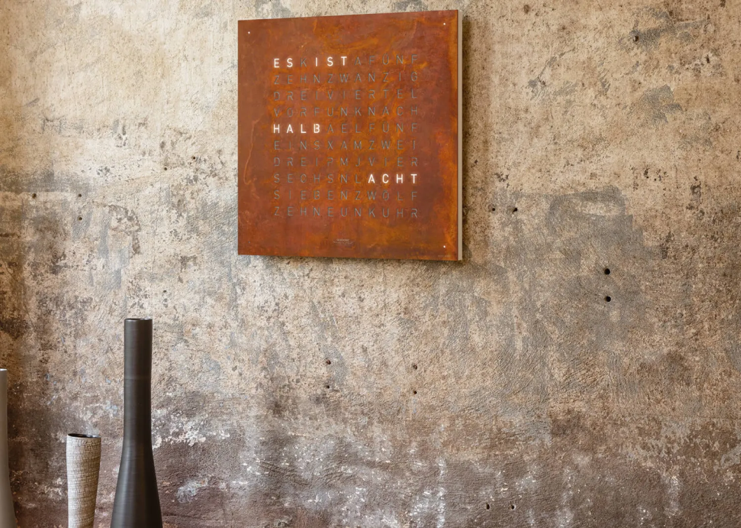 qlocktwo_earth__creators__4.webp Discount Earth 45 Creator's Edition - Rust Qlocktwo