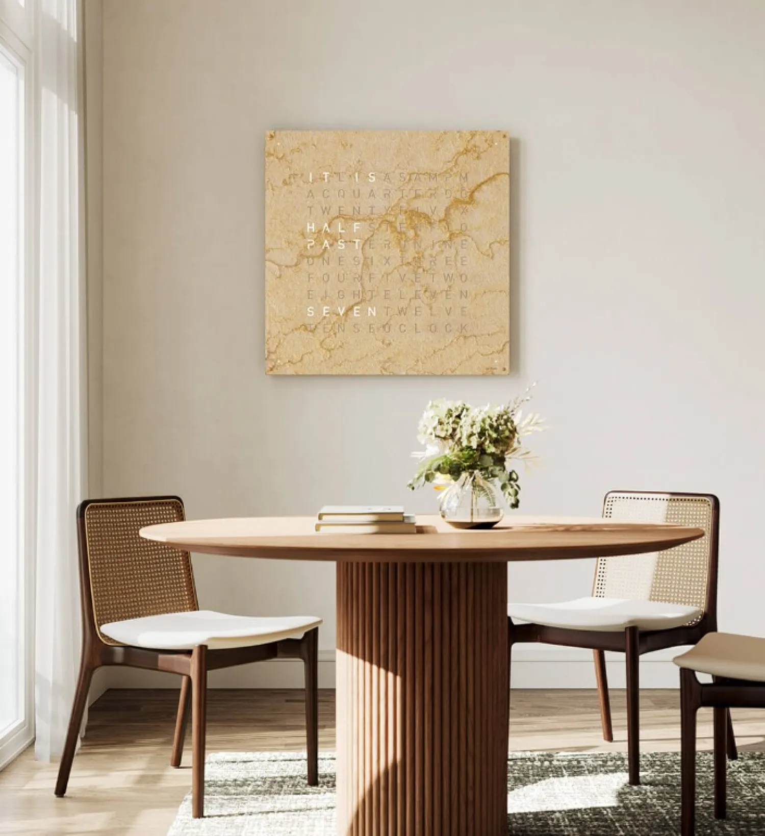 qlocktwo_earth__universe__3-2.webp Sale Earth 45 Universe Edition - Dessert Qlocktwo